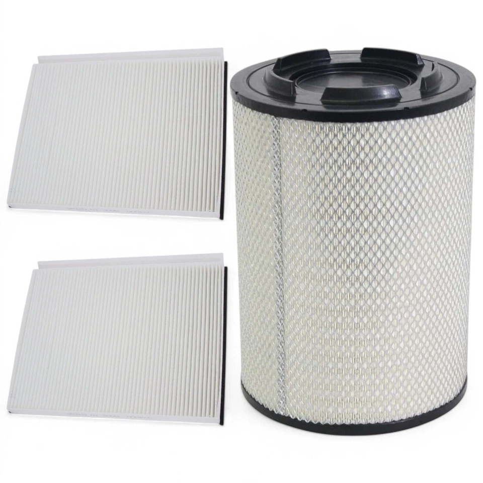 Воздушные фильтры двигателя + комплект из 2 салонных воздушных фильтров для грузовика Volvo VHD VNL VNR VAH - Изображение 1 из 4