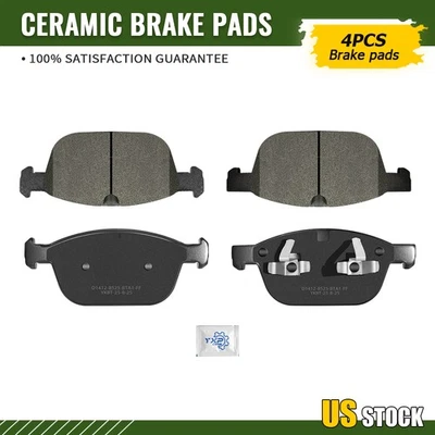 4 件前陶瓷刹车片适用于 2003 - 2013 2014 年 2015 年沃尔沃 XC60 XC90 — 第 1/4 张图片