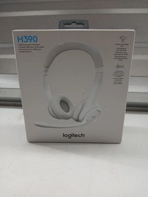 New Logitech H390 Over-Head Comfort USB Headset w/ Noise-Canceling Microphone - Image 1 of 2