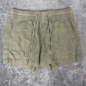 Old Navy Shorts Damen Größe Small grün vorne flach zum Überziehen Gummizug - Bild 1 von 8