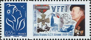TPP "Hommage Résistance Paul STAEDEL ex-FFI Forces Françaises Intérieur / WWII" - Imagen 1 de 1