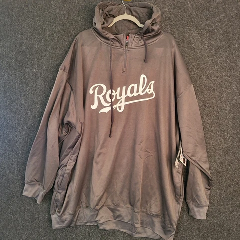 MLB Majestic Therma Base Kansas City Royals Hoodie Big & Tall | Men's Size 4XL Cover