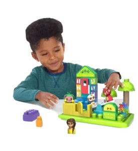 NEU Cocomelon Melone Patch Academy frühes Lernen Spielzeug 6 Figuren 53-teiliges Block-Set - Bild 1 von 12