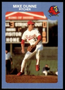 1986 Louisville Redbirds Mike Dunne Louisville Redbirds #11