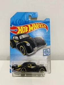 NEW HOTWHEELS VOLKSWAGEN KAFER RACER MOON EYES 👀 BLACK CAR 1:64 SCALE 46/250 - Picture 1 of 3