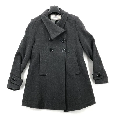 Dockers Mens Size XL Coat Button Front Gray Jacket Wool/Nylon/Cashmere Blend - Image 1 of 4