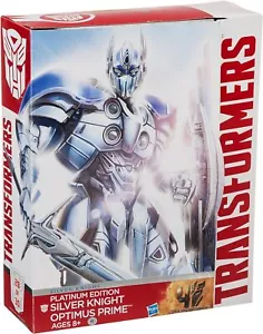 Transformers Silver Knight Optimus Prime Platinum Edition AF exclusivo - Imagen 1 de 2