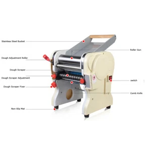 Open Box Electric Pasta Press Noodle Maker Machine Round 3mm/0.11 in - Picture 1 of 8