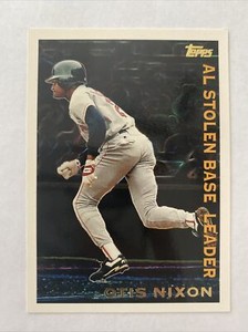 1995 Topps #LL17 - OTIS NIXON - AL Stolen Base  Leader