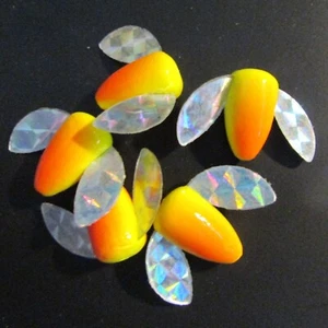 5 LUV2SPIN - Candy Corn, river drift, trout & Kokanee. Salt and Fresh - Bild 1 von 1