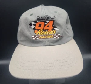 Trucker Cap Bill Elliot Reese's Racing Nascar #94 Embroidered Vtg Cloth strap - Picture 1 of 7