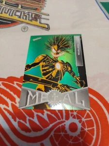 2020 UDC Marvel X-Men Skybox Metal Universe PMG Green 9/10 Warlock Precious Gems - Bild 1 von 7