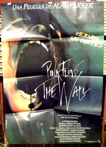 PINK FLOYD ! THE WALL ! orig1SH movie poster 1982 !!! GREAT ART ! GERALD SCARFE - Picture 1 of 1