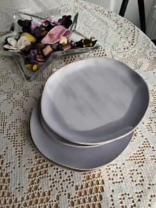 Next Bella Lilac Purple 4 Dinner Side Plates Dining Tableware Crockery Organic - Picture 1 of 4