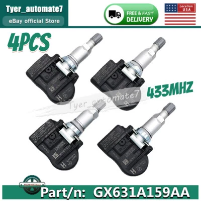 Conjunto (4) SENSOR MONITOR DE PRESSÃO DOS PNEUS Para LAND ROVER JAGUAR TPMS GX631A159AA NOVO - Imagem 1 de 4