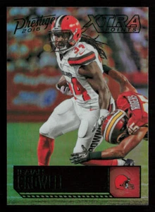 2016 Panini Prestige #47 Isaiah Crowell Xtra Points Green Cleveland Browns - Picture 1 of 2