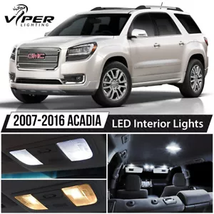 2007-2016 GMC Acadia White LED Lights Interior Package Kit - Bild 1 von 8