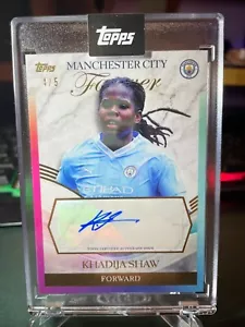 Khadija Shaw /5 AUTOGRAPH Manchester City Forever - Imagen 1 de 3
