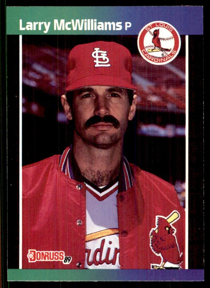 1989 Donruss Larry McWilliams St. Louis Cardinals #516 - Image 1 of 2