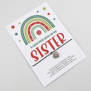 Christmas Eve Wish Bracelet | Sister Wish | Stocking Filler | Xmas Eve Box Gift - Picture 1 of 12