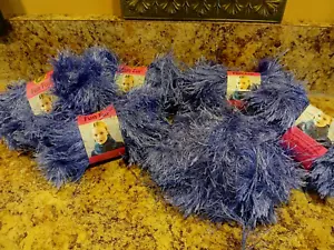 6 filati marca Lion ciglia pelliccia divertente 1,75 once.-64 iarde ciascuno/2 lotto #s colore: viola - Foto 1 di 14