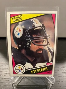 1984 Topps Franco Harris #165 HOF Steelers Football Card - Picture 1 of 2