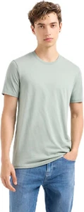 Armani Exchange Men's Basic Pima Crew Neck Tee, Green Milieu, Medium - Picture 1 of 3
