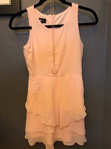 Girls, Easter/Summer dress, pink with detached necklace, Size 12 - Picture 1 of 6