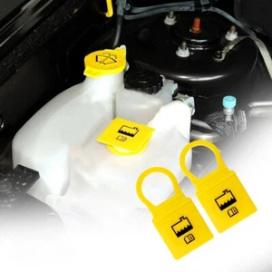2x 52079331 Coolant Radiator Reservoir Overflow Tank Cap for Jeep Dodge Chrysler - Picture 1 of 4