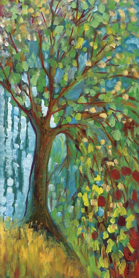 Autumn Blue, Jennifer Lommers, Art Print Poster 14" x 11"   4101 - Image 1 of 1