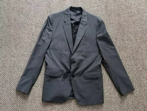 Theory Men's Charcoal Stripe Blazer Jacket SIZE 42 REG NEW WITH TAG $525 - Picture 1 of 9