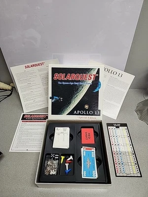 Juego inmobiliario SolarQuest Apollo 13 Edition Space Age 1995 vintage Foto 1 de 4