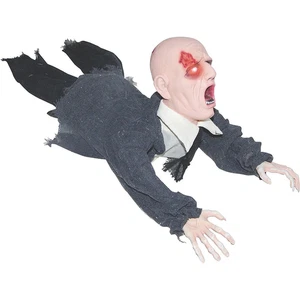 31.5" Animated Crawling Zombie Halloween Decor for Spooky Celebrations - Picture 1 of 2