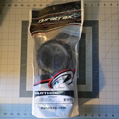 Duratrax 1/10 Warthog Mounted Tires 12mm Black Ripper 2 DTX564310 - Image 1 of 4