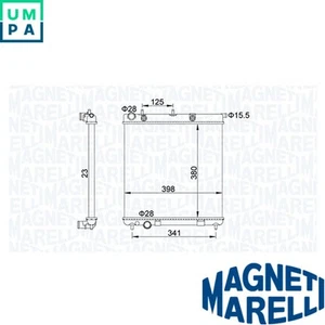 RADIATOR ENGINE COOLING 350213153700 FOR CITROËN DS3/Convertible C3/Pluriel/II - Picture 1 of 6