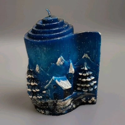 Vela de pergamino azul y blanco LAC Cierare Swiss Alps Foto 1 de 4