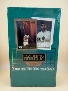 Skybox Serie 2 NBA 1990-91 CAJA DE CERA SELLADA DE FÁBRICA nuevos 36 paquetes - Michael Jordan - Imagen 1 de 12