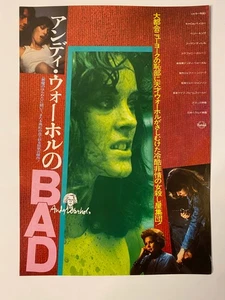 Andy Warhol's Bad Japanese Chirashi Movie Handbill Flyer cult 70s indie arthouse - Bild 1 von 2