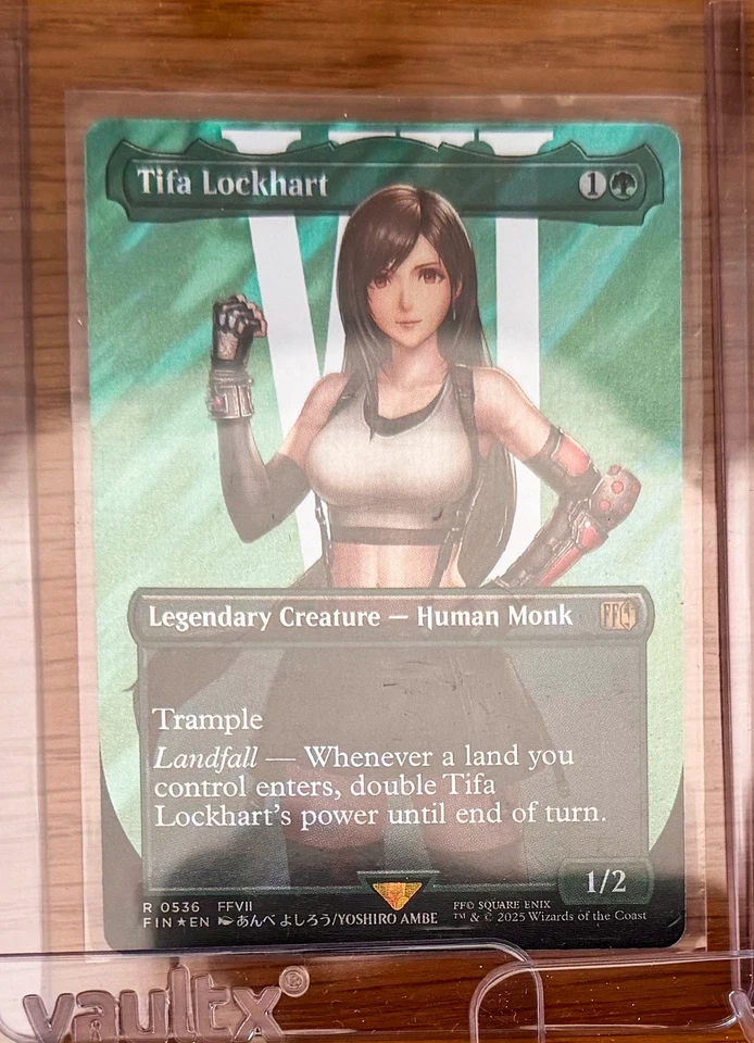 Tifa Lockhart (Borderless SURGE FOIL) Final Fantasy MTG (NM) - Image 1 of 1