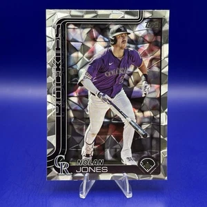 2025 Topps Serie 2 Nolan Jones Diamante Lámina Paralelo #403 Colorado Rockies - Imagen 1 de 3