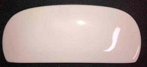 MANSFIELD white TOILET TANK LID (for flush valve 206)  388? A 19 1/8 " X 8 1/4" - Picture 1 of 3