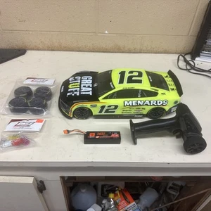 Losi Nascar ryan blaney Raced One Night. Transponder Soft Tires (2 Sets) Springs - Picture 1 of 18