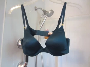 Neu ohne Etikett Damen sehr sexy gepolsterter Bügel BH Victoria's Secret Gr. 34B jägergrün - Bild 1 von 13