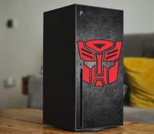 Wrap Skin Decal For XBOX SERIES X CONSOLE Transformers Autobot Prime Verticle - Picture 1 of 2