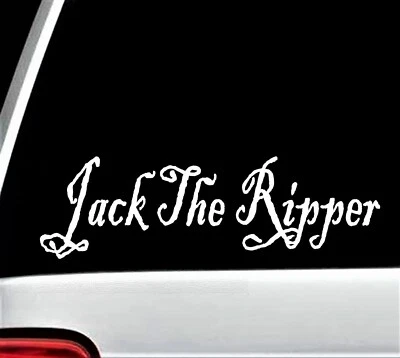 BLUEGRASS DECALS Jack The Ripper Decal Sticker Car Laptop Pirate Boat Captain Jack J1087
