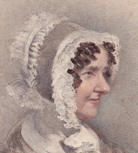 Original watercolour of a Victorian Lady Artist Frederick Tatham 1841 - Picture 1 of 3