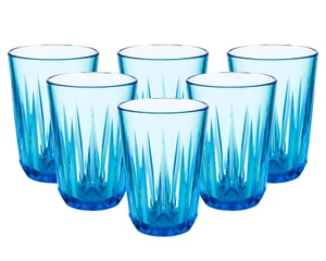 APS Trinkbecher 6er Set -CRYSTAL- Tritan Mehrwegbecher, hochwertiges Trinkglas - Bild 1 von 9