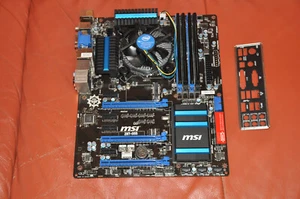 Motherboard MSI Z87- G55 inkl. i5 4670K und 16GB RAM / läuft perfekt - Bild 1 von 8