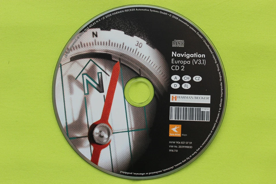 VW CRAFTER RNS 4001 CD NAVIGATION DEUTSCHLAND ALPEN SCHWEIZ TSCHECHIEN 2008 V3.1 - Bild 1 von 1