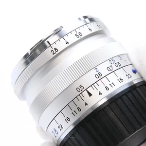 Carl Zeiss Biogon T* 28mm F2.8 ZM (for Leica M) Silver used good japan - Picture 1 of 20